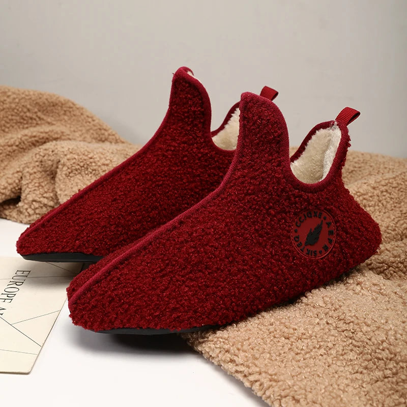 Neue Winterhausschuhe für Herren, hochwertige, leichte Designschuhe, modische Plüschhausschuhe für Damen, warme Slipper für Paare