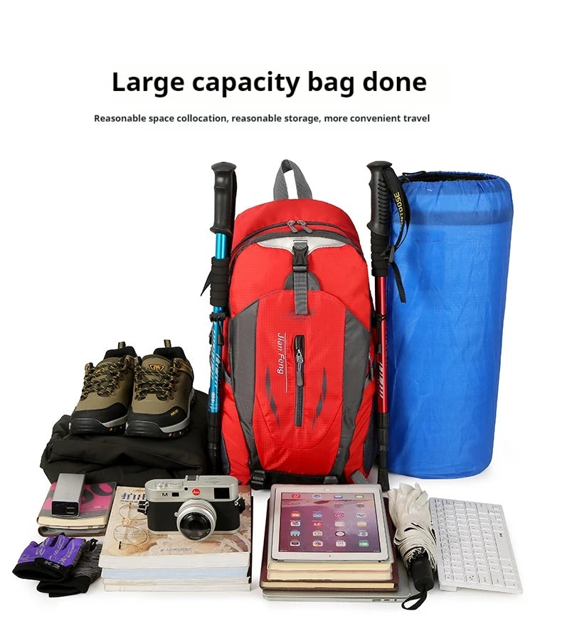 Outdoor-Reiserucksack Große Kapazität Mode-Reiserucksäcke Herren Kletter-Reiserucksack Klassische Sport-Reiserucksäcke
