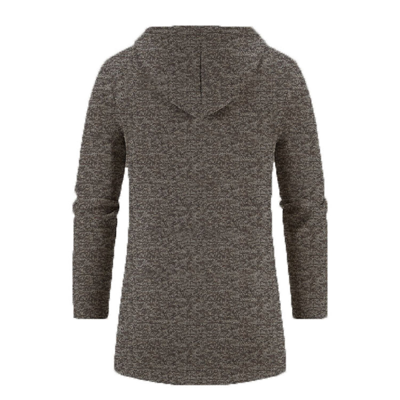Sweatwear Herren Hoodies Langarm Sweatshirts für Männer Reißverschluss Kapuze Herren Übergröße Winter Top Jacke Mantel Schwarzer Pullover