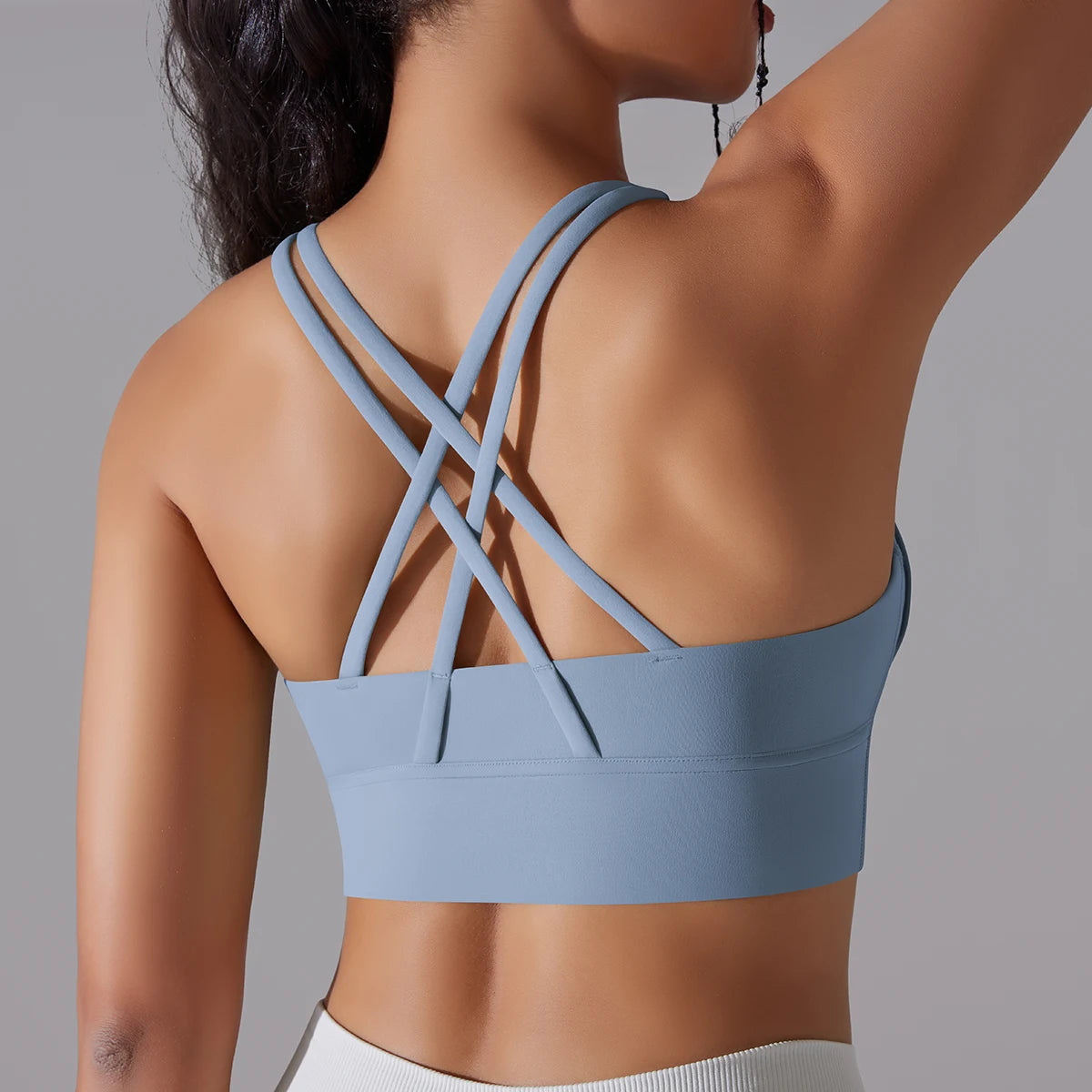 Damen Yoga-BH, Tanktops für Fitness, Naked Feel, Sport-BH, Gym-Weste, Damen-Camisole, Workout-Unterwäsche, Sportbekleidung