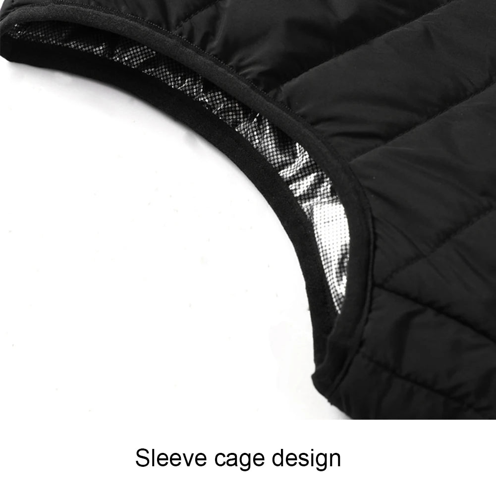 9 Heated Vest Zones Electric Heated Jackets Men Women Sportswear Heated Coat Windproof Heat Coat USB Heating Jacket For Camping