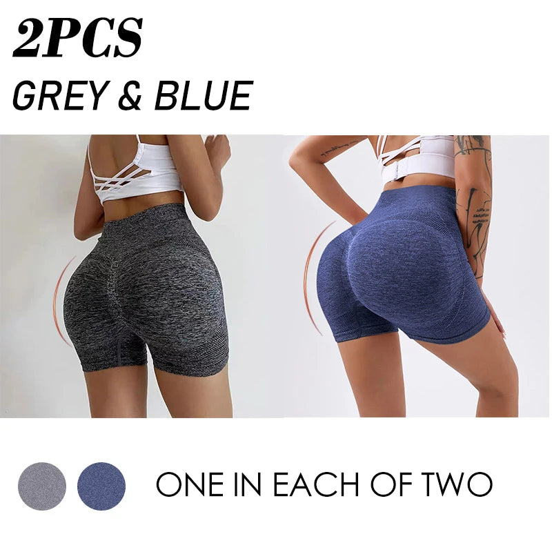 Women Yoga Shorts High Waist Workout Shorts Fitness Yoga Lift Butt Fitness Ladies Yoga Gym Running Short Pants Sportswear