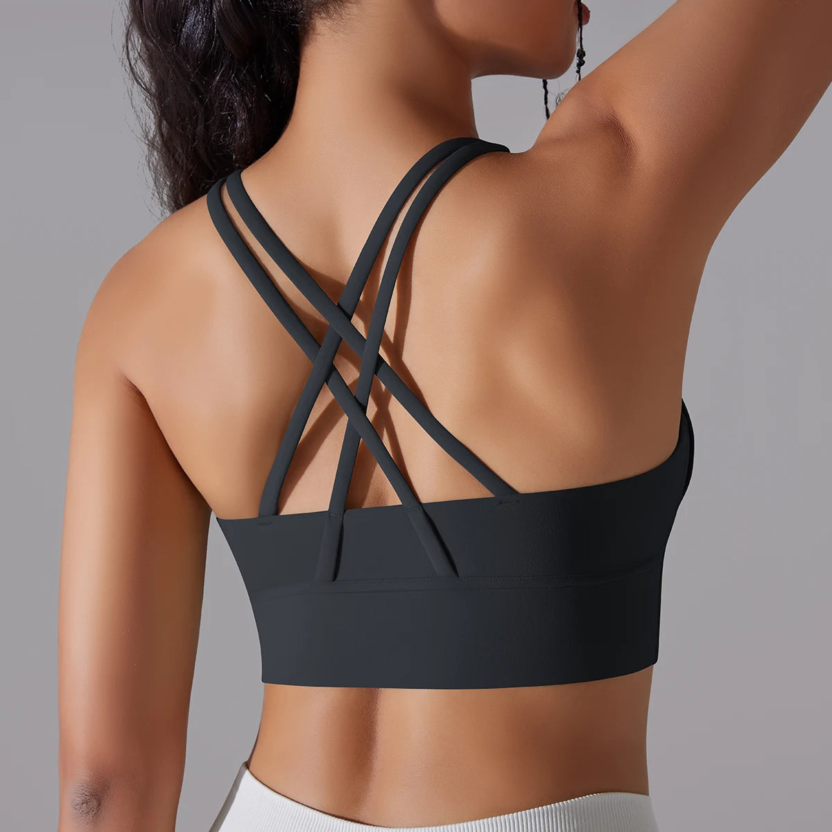 Damen Yoga-BH, Tanktops für Fitness, Naked Feel, Sport-BH, Gym-Weste, Damen-Camisole, Workout-Unterwäsche, Sportbekleidung
