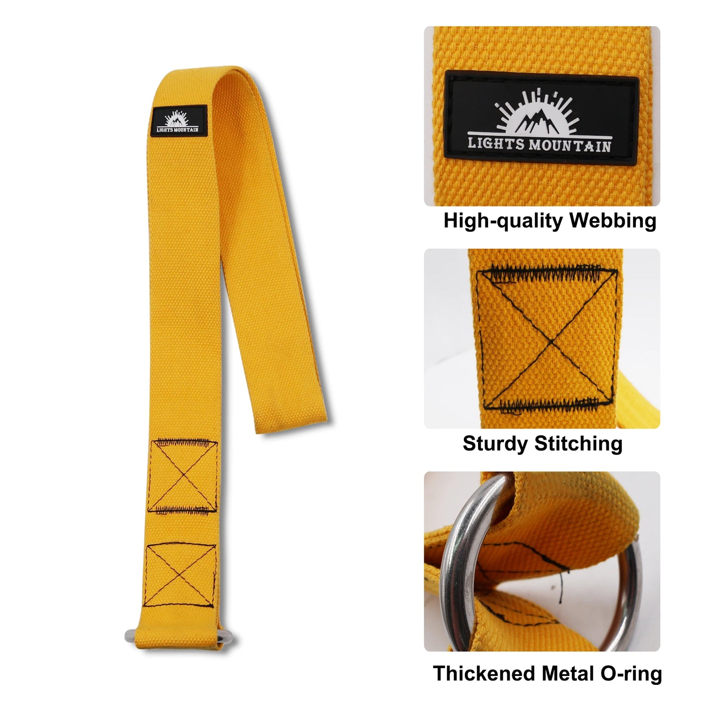 Arm Wrestling Strap Belt Loading Pin Strap for Barbell Plates Forearm Workout Extra Wide Long Webbing Home Fitness Equipment