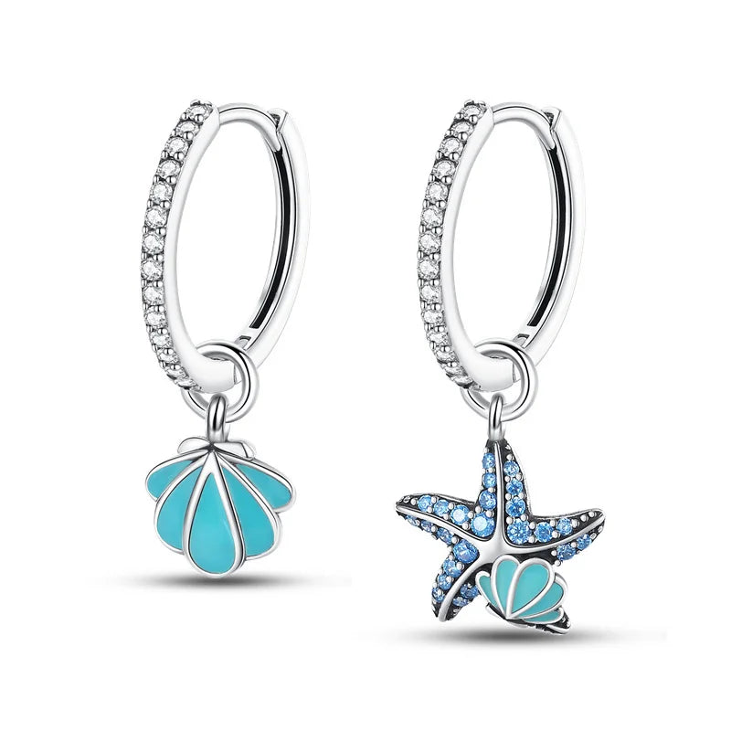 2024 NEUE 925 Sterling Silber rechteckige Creolen Intarsien Zirkon Goldene Ohrringe Für Frauen Hochzeit Geschenk Luxus Schmuck