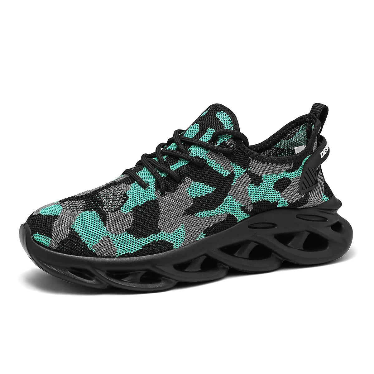 YRZL Sneakers Herren Mesh Atmungsaktive Laufsportschuhe Mann Leichte Weiche Dicke Sohle Loch Herrenschuhe Sportliche Sneakers für Männer