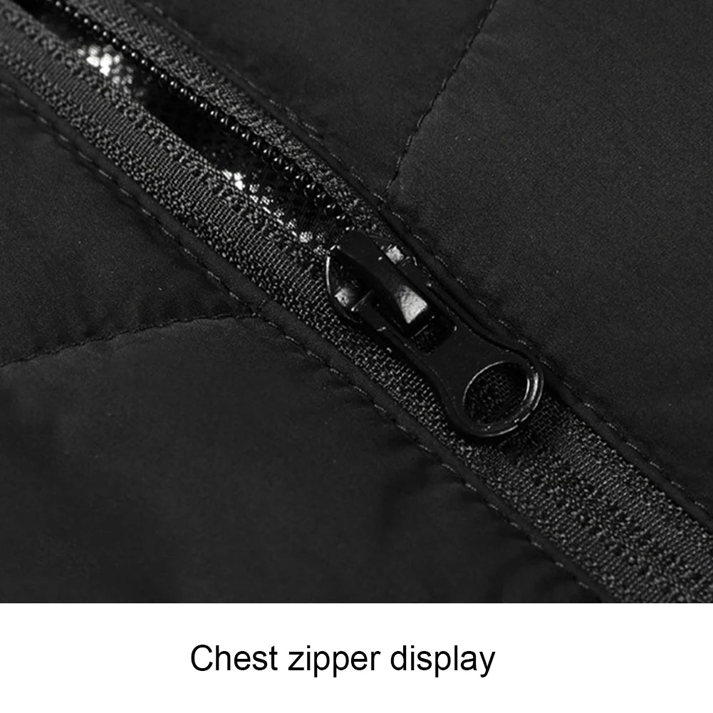9 Heated Vest Zones Electric Heated Jackets Men Women Sportswear Heated Coat Windproof Heat Coat USB Heating Jacket For Camping