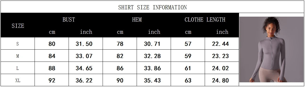 Gym Women's Full Zip Yoga Top With Thumbholes Fitness Running Jacket Stretch Fit Long Sleeve Round Neck Top Sportswear Workout
