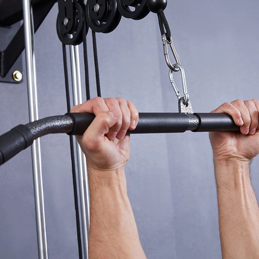 DIY Steel Wire Rope Roller Slide Suit Rotatable Weight Training Device Mute Adjustable Length Convenient Gym Sport Accessories