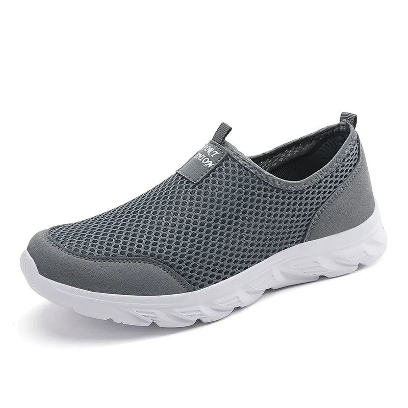 MAEDEF Modische, atmungsaktive Herren-Freizeitschuhe, leichte Outdoor-Wanderschuhe, rutschfeste Herren-Sneaker, bequemes Slip-on-Schuhwerk