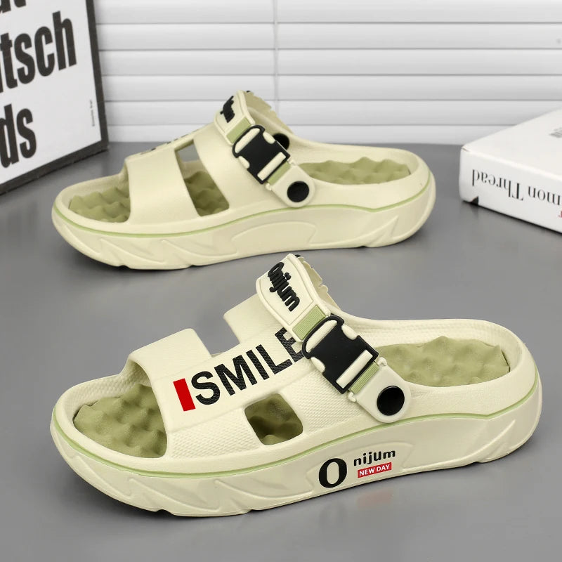 Sommer Herren Massage Hausschuhe Indoor Outdoor Sandalen Strand Bequeme Weiche Slides Clogs Freizeitschuhe Männer Frauen Home Hausschuhe