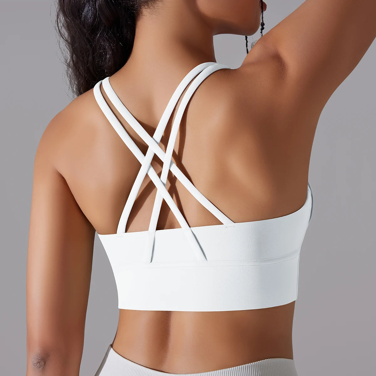 Damen Yoga-BH, Tanktops für Fitness, Naked Feel, Sport-BH, Gym-Weste, Damen-Camisole, Workout-Unterwäsche, Sportbekleidung