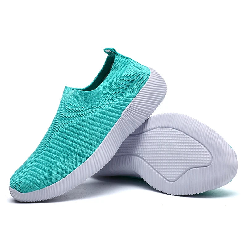 Vulkanisierte Damenschuhe, hochwertige Damen-Sneakers, Slip-On-Flats, Damen-Loafer, Übergröße 43, Walking Flat