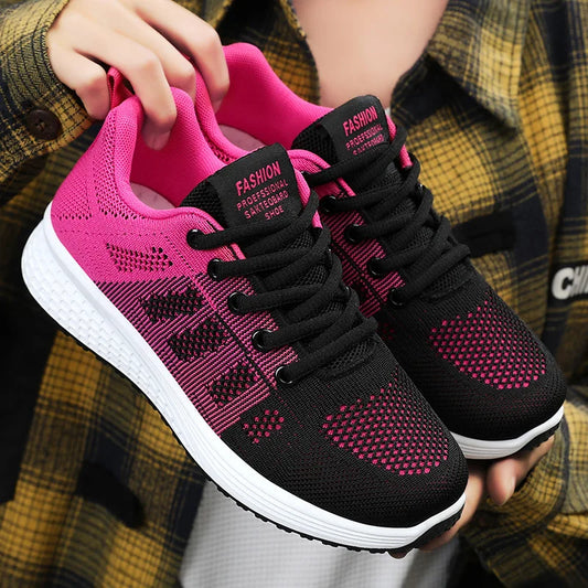 Damenschuhe Sommer 2025 Flache Unterseite Casual Sneaker Weiche Sohle Damenschuhe Mama Billige Schuhe Ausverkauf Kostenloser Versand