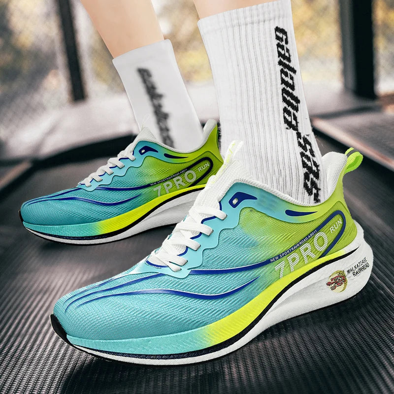 Sommer Herren Laufschuhe Neue professionelle Carbonplatte Sporttrainingsschuhe Outdoor rutschfeste stoßdämpfende Tennisschuhe