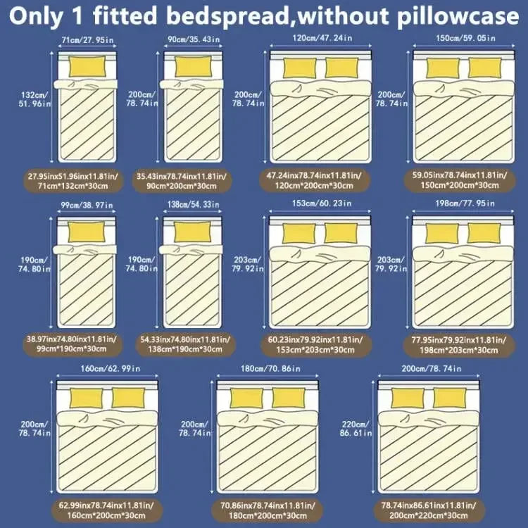 1 Simple Modern Butterfly Printed Matte Fitted Sheet, Bedroom Printed Bed Cover, Bedding (Excluding Pillowcases)