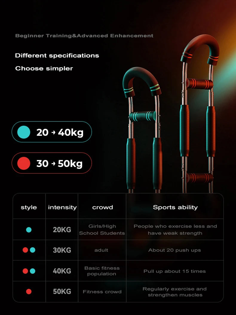 Multi Functional Adjustable U-Shaped Arm Strength Device/Indoor Fitness Equipment/Wrist Spring Arm Strength Bar