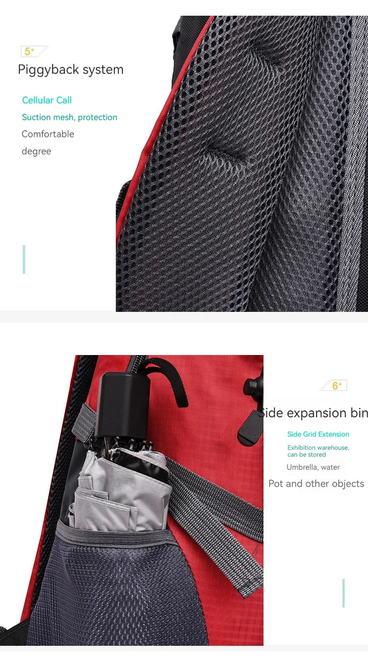 Outdoor-Reiserucksack Große Kapazität Mode-Reiserucksäcke Herren Kletter-Reiserucksack Klassische Sport-Reiserucksäcke