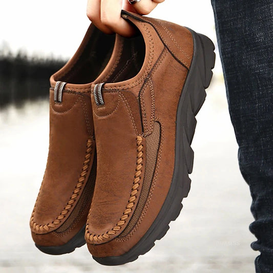 Männer Casual Schuhe Atmungs Loafers Sneakers 2023 Neue Mode Bequeme Flache Handgemachte Retro Freizeit Loafer Schuhe Männer Schuhe