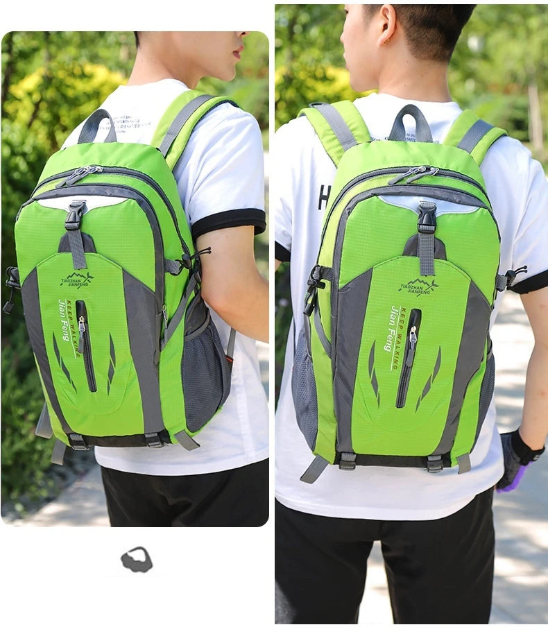 Outdoor-Reiserucksack Große Kapazität Mode-Reiserucksäcke Herren Kletter-Reiserucksack Klassische Sport-Reiserucksäcke
