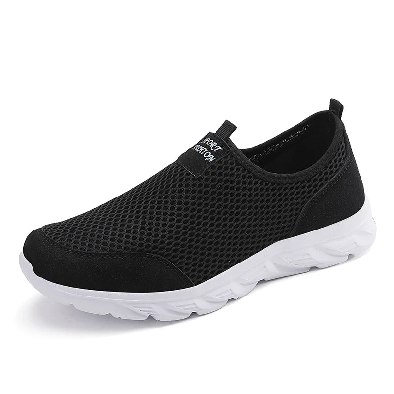 MAEDEF Modische, atmungsaktive Herren-Freizeitschuhe, leichte Outdoor-Wanderschuhe, rutschfeste Herren-Sneaker, bequemes Slip-on-Schuhwerk