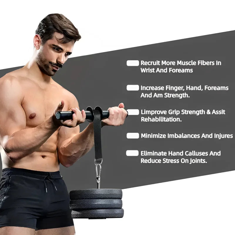 Handgelenk-Unterarm-Blaster, Arm-Muskelkrafttrainer, Trainingsrolle mit Handgriff, Fitnessgeräte für zu Hause, Gewichte bekämpfen