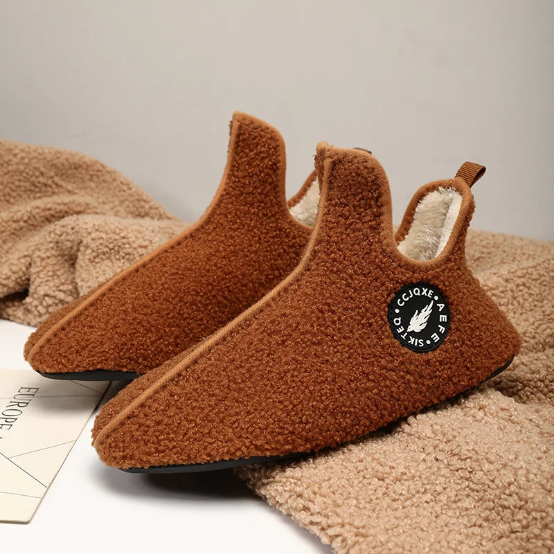 Neue Winterhausschuhe für Herren, hochwertige, leichte Designschuhe, modische Plüschhausschuhe für Damen, warme Slipper für Paare
