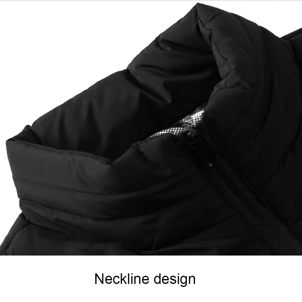 9 Heated Vest Zones Electric Heated Jackets Men Women Sportswear Heated Coat Windproof Heat Coat USB Heating Jacket For Camping