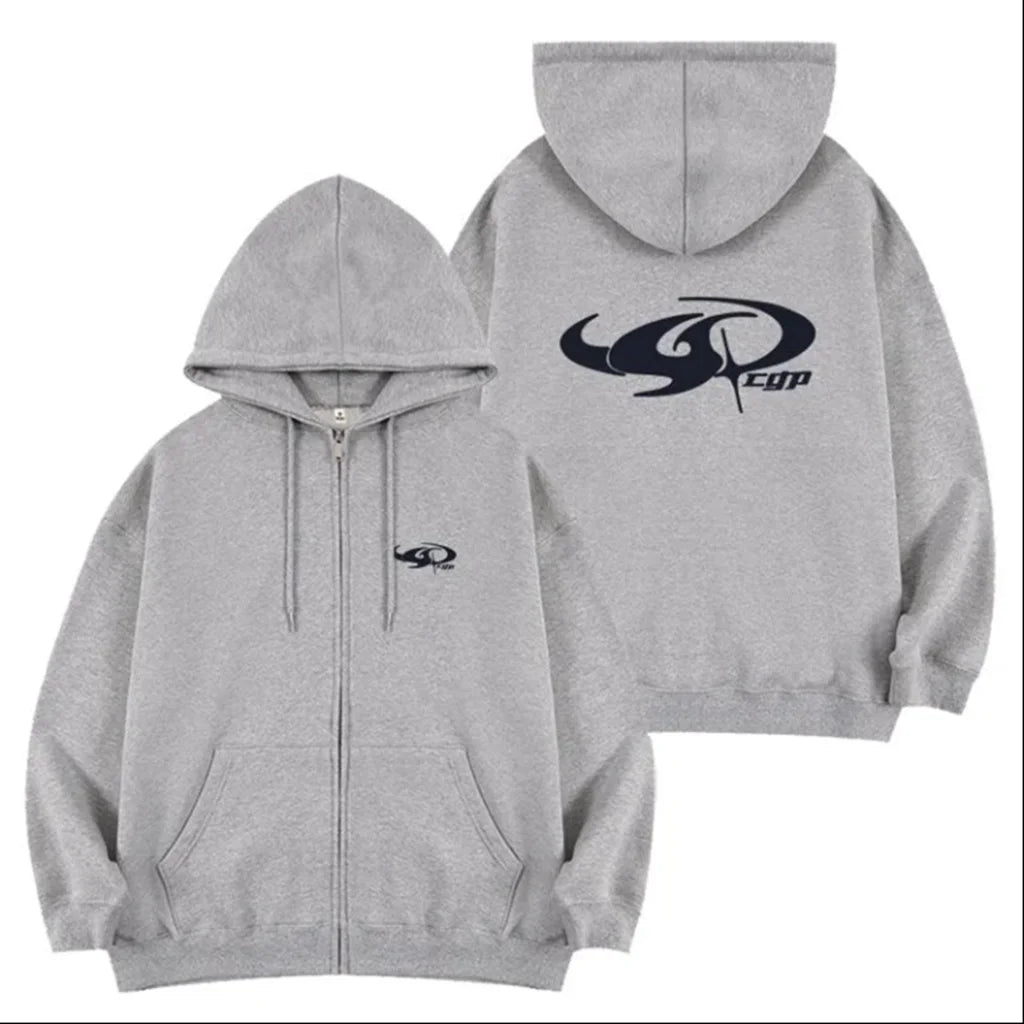 TXT Choi Beomgyu gleiche Hoodies Kpop Reißverschluss Kapuzenhemd Damenkleidung Y2k Streetwear lose Mode Sweatshirts Strickjacke
