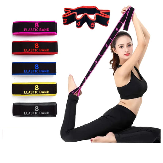 Training Yoga Belt Pilates Fitness Equipment Stretch Rope Pull Ropes Resistance Bands Elastic Band Yoga Pull Strap Stretch Belt