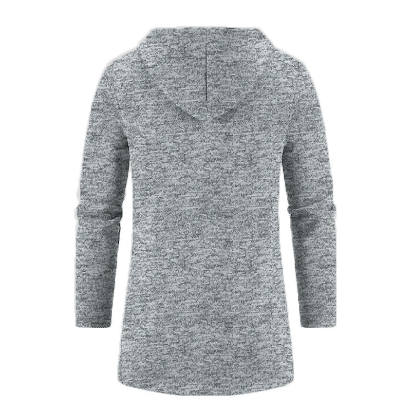 Sweatwear Herren Hoodies Langarm Sweatshirts für Männer Reißverschluss Kapuze Herren Übergröße Winter Top Jacke Mantel Schwarzer Pullover