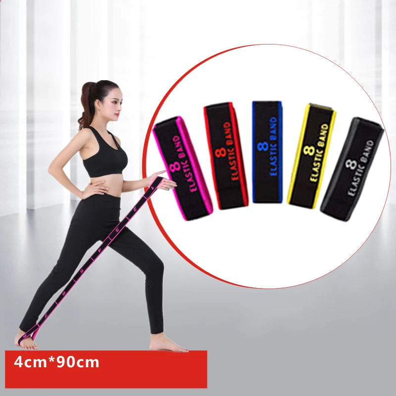 Training Yoga Belt Pilates Fitness Equipment Stretch Rope Pull Ropes Resistance Bands Elastic Band Yoga Pull Strap Stretch Belt