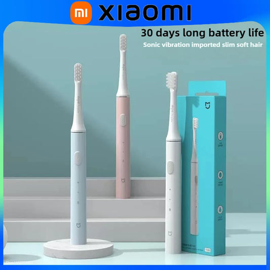 XIAOMI MIJIA Sonic Electric Toothbrush T100 Cordless USB Rechargeable Toothbrushes Waterproof Ultrasonic Automatic Tooth Brush
