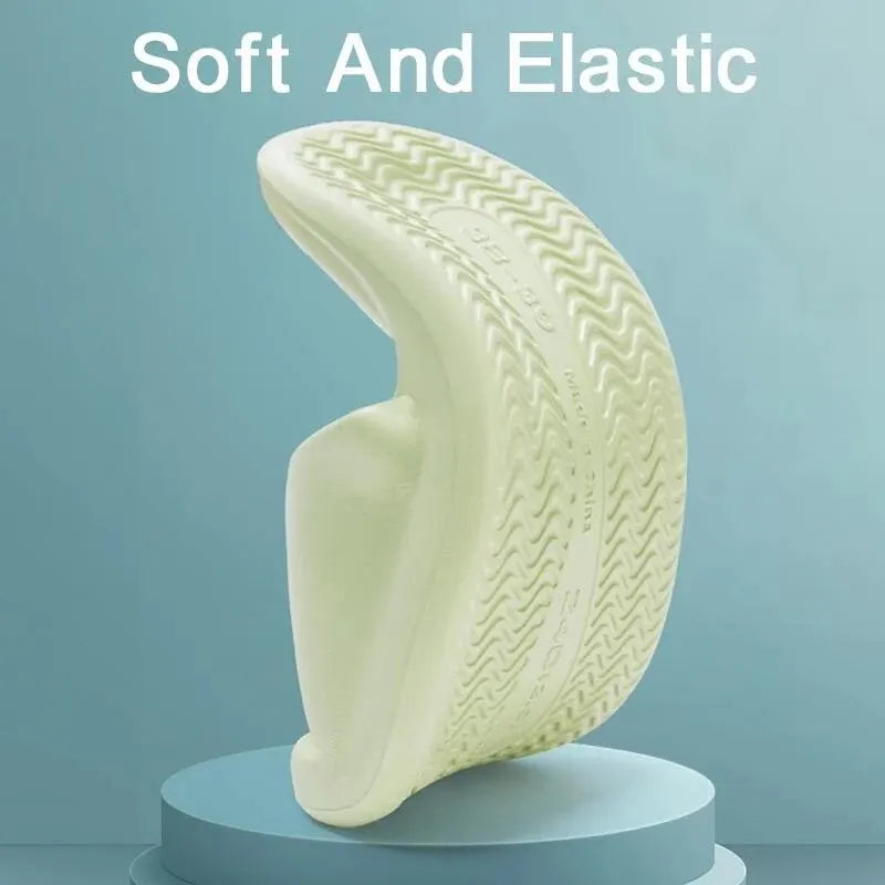 Women's Home Slides Open Toe Quick Drying Shoes Minimalist Indoor Pillow Slides Super Soft Solid Color Non Slip Bath Shoes