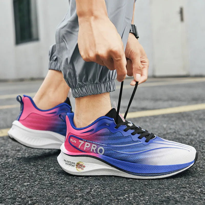 Sommer Herren Laufschuhe Neue professionelle Carbonplatte Sporttrainingsschuhe Outdoor rutschfeste stoßdämpfende Tennisschuhe