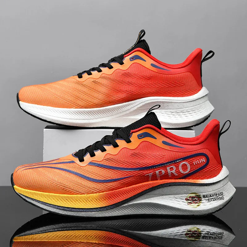 Sommer Herren Laufschuhe Neue professionelle Carbonplatte Sporttrainingsschuhe Outdoor rutschfeste stoßdämpfende Tennisschuhe