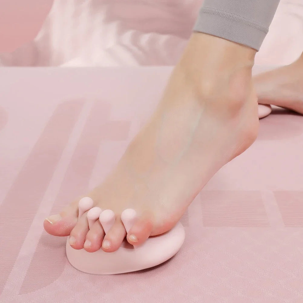 2PC Leg Sculpting Arch Trainer Thin Leg Improvement Thumb Eversion Foot Massage Toe Divider Home Fitness Equipment