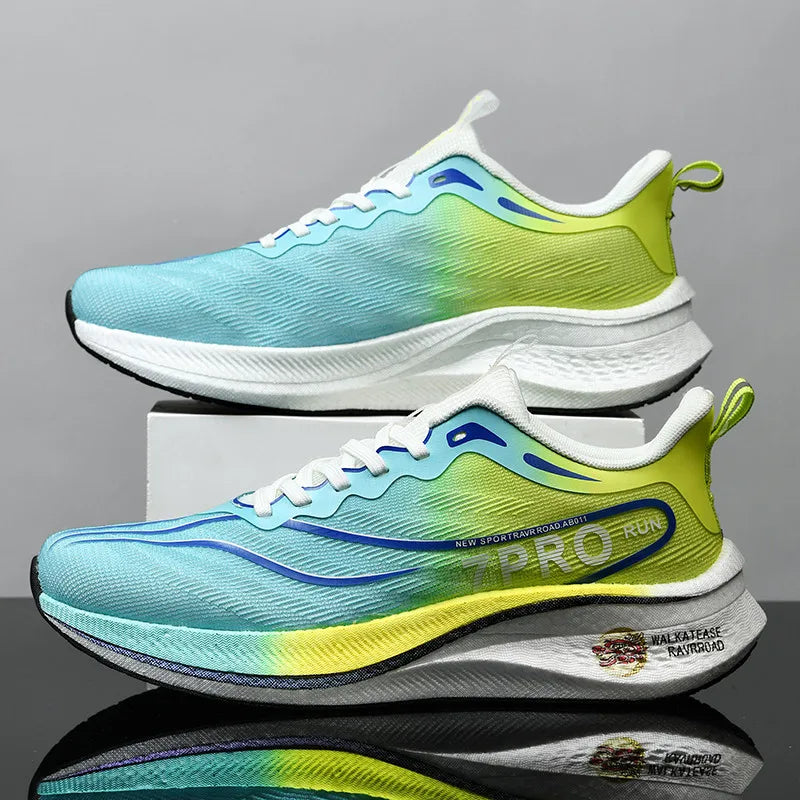 Sommer Herren Laufschuhe Neue professionelle Carbonplatte Sporttrainingsschuhe Outdoor rutschfeste stoßdämpfende Tennisschuhe