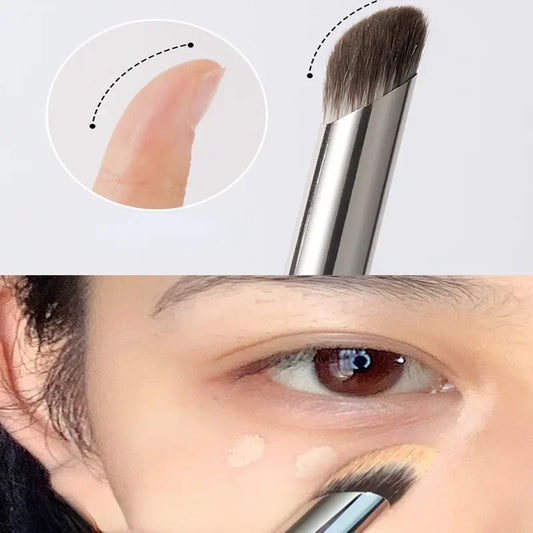 1 Stück Concealer-Make-up-Pinsel, präziser, weicher, flauschiger Wischpinsel, zum Abdecken von Akne und Augenringen, multifunktionale Detail-Make-up-Tools