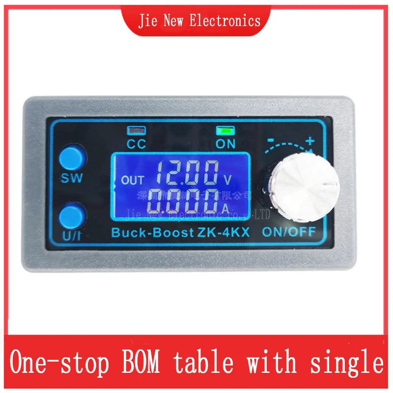 ZK-4KX DC DC Buck Boost Converter CC CV 0.5-30V 4A 5V 6V 12V 24V Power Module Adjustable Regulated laboratory power supply