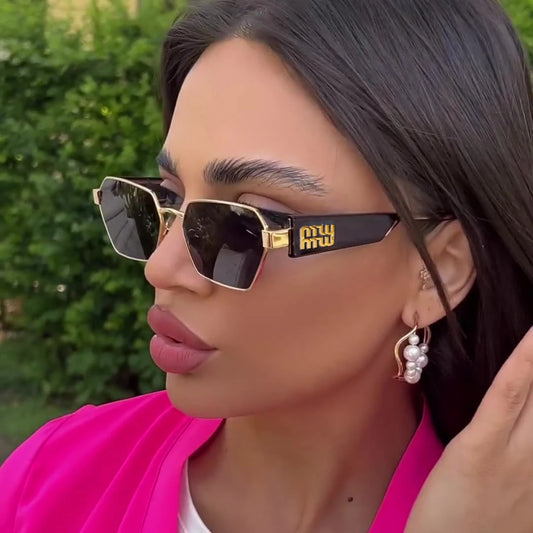 1PC Sommer Neue Mode Polygon Sonnenbrille Trend Personalisierte Sonnenbrille Reise Brille Geschenk