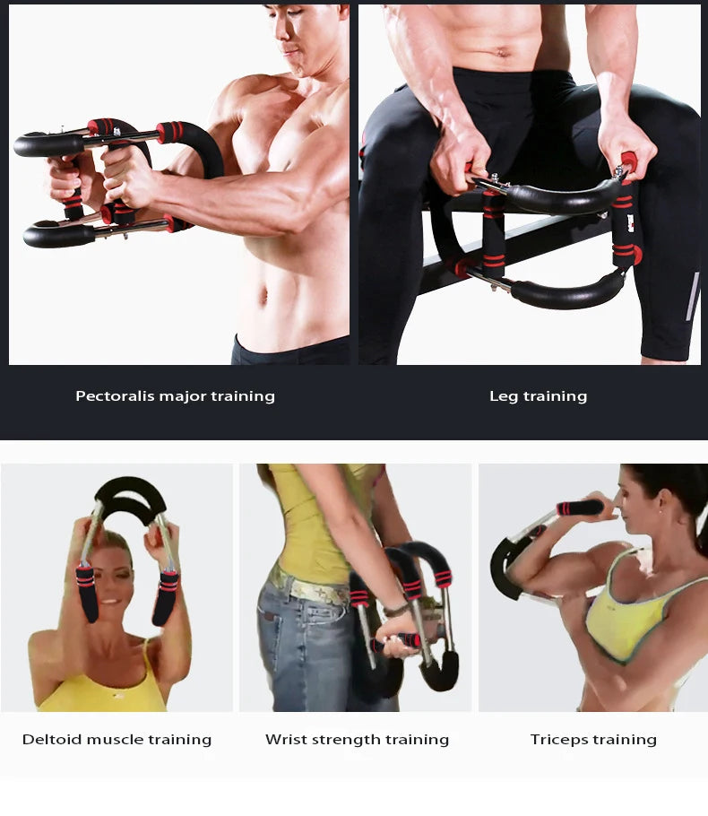 Multi Functional Adjustable U-Shaped Arm Strength Device/Indoor Fitness Equipment/Wrist Spring Arm Strength Bar