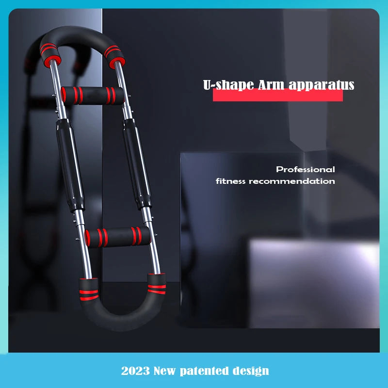 Multi Functional Adjustable U-Shaped Arm Strength Device/Indoor Fitness Equipment/Wrist Spring Arm Strength Bar