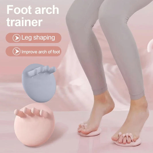 2PC Leg Sculpting Arch Trainer Thin Leg Improvement Thumb Eversion Foot Massage Toe Divider Home Fitness Equipment