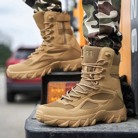 Männer Taktische Stiefel Herbst Special Forces Field Man Boot Leichte Outdoor Rutschfeste Männer Schuhe Zapatillas Hombre
