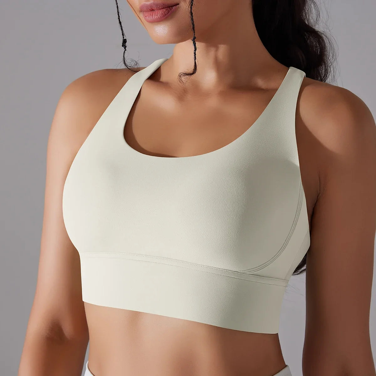 Damen Yoga-BH, Tanktops für Fitness, Naked Feel, Sport-BH, Gym-Weste, Damen-Camisole, Workout-Unterwäsche, Sportbekleidung