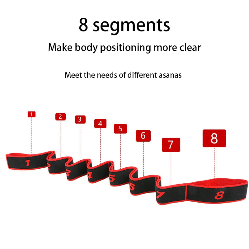 Training Yoga Belt Pilates Fitness Equipment Stretch Rope Pull Ropes Resistance Bands Elastic Band Yoga Pull Strap Stretch Belt