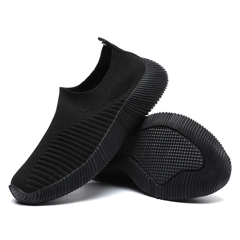 Vulkanisierte Damenschuhe, hochwertige Damen-Sneakers, Slip-On-Flats, Damen-Loafer, Übergröße 43, Walking Flat