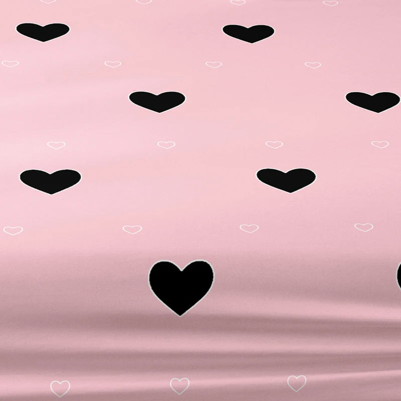 1 piece of heartfelt rhinoceros powder brushed bedsheet, bedroom printed bedspread, bedding (excluding pillowcases)