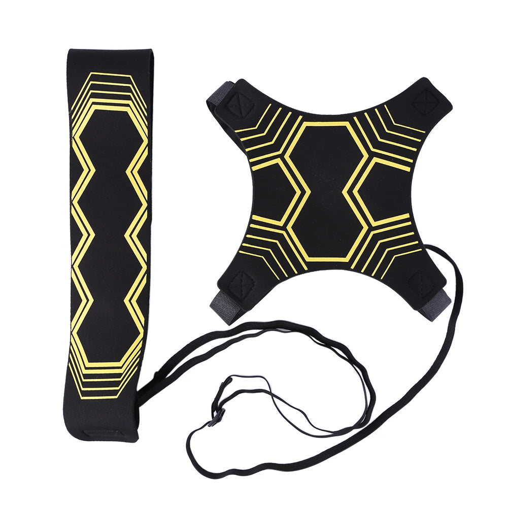 Football Kick Trainer Nylon Cloth Soccer Ball Solo Practice Elastic Soccer Trainer Solo Belt Auxiliary Fitness Equipment